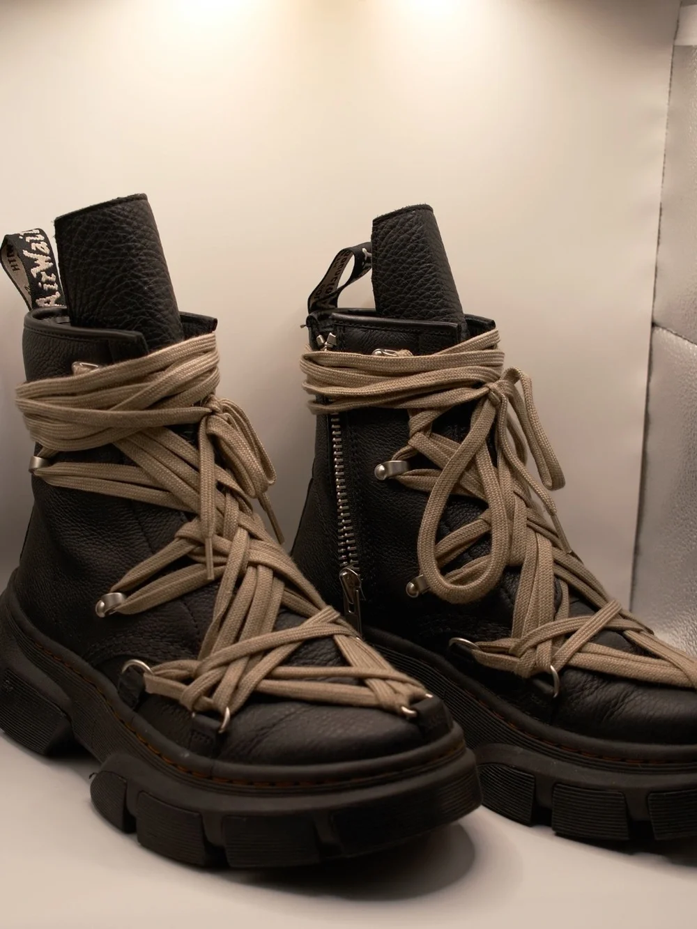 RICK OWENS x DR. MARTENS 1460 DMXL MEGA LACE - 41 EU, M8/W9 US